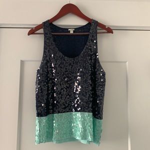 J. Crew Sequin Top